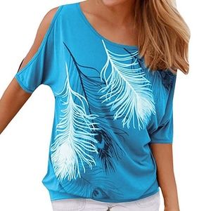 ❤️ Cold Shoulder Cute & Comfy Blouse ❤️